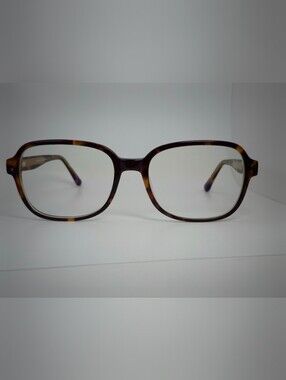 Patina. Tortoiseshell Square Frame Glasses. Mid Mount Temple.